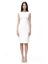 Stretch Crepe Knee Length Dress