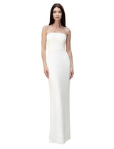 Strech Crepe Tube Evening Gown