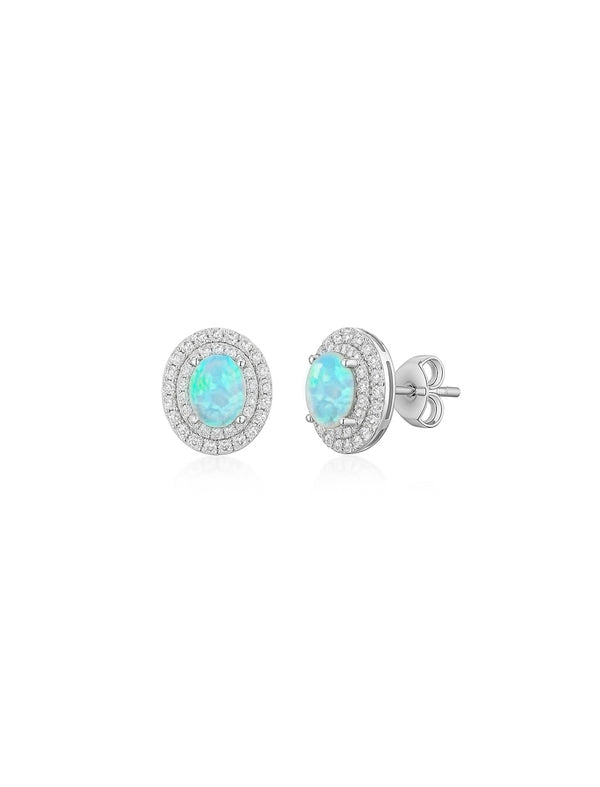 Natural Opal Earrings