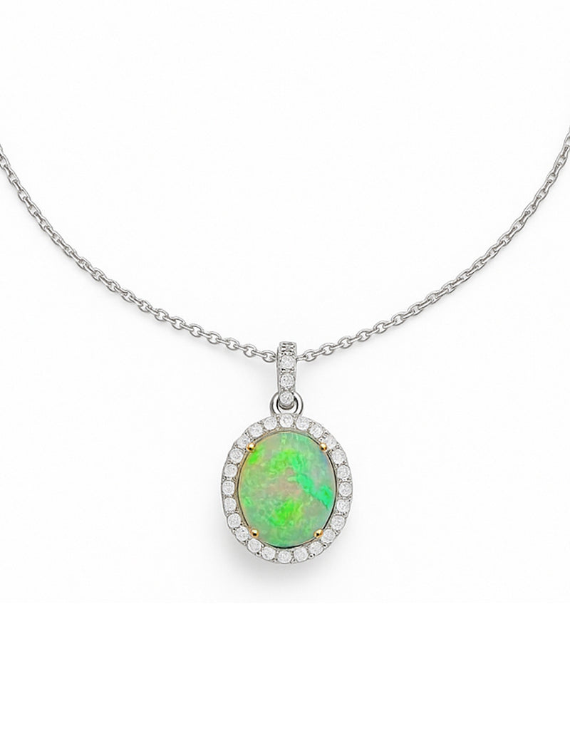 Natural Opal Necklace