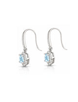 Blue Sky Topaz Wire Earrings